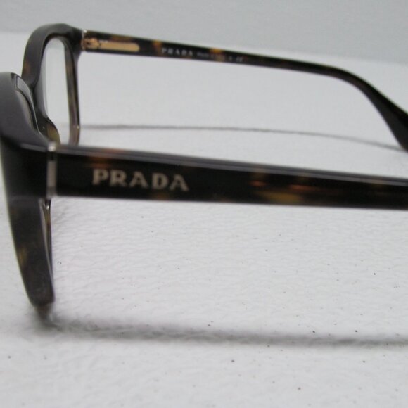 Prada VPR 05P 2AU-1O1 Cat Eye Dark Tortoise 52/18/140 Italy Eyeglasses - Picture 5 of 11
